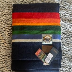 Brand New Crater Lake National Park Wool Blanket Throw